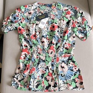 NWT Ralph Lauren floral blouse